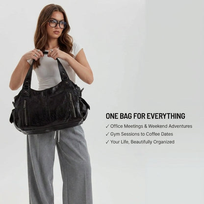 Bolso Tote Casual "Marlow" con Bolsillos Frontales