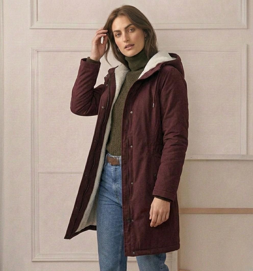 Amélie™ | Parka larga impermeable