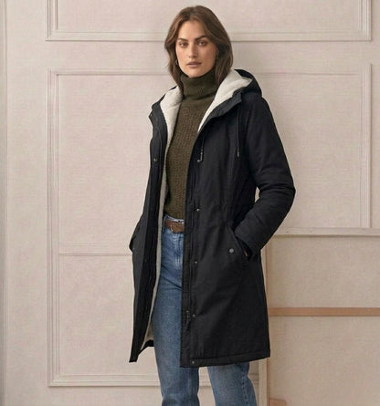 Amélie™ | Parka larga impermeable