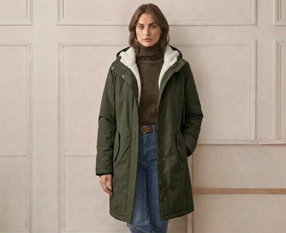 Amélie™ | Parka larga impermeable