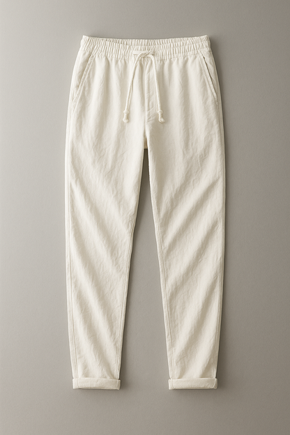 Lago | Pantalones elegantes de lino prémium