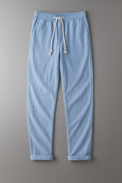 Lago | Pantalones elegantes de lino prémium