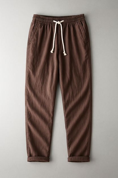 Lago | Pantalones elegantes de lino prémium