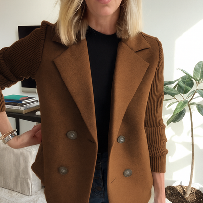 Sasha™ | Abrigo tipo blazer acanalado — Edición de aniversario