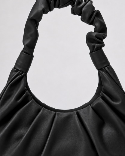 Bolsa Lina Marfil | Bolsa de hombro fruncida