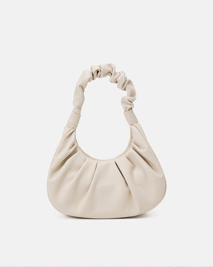 Bolsa Lina Marfil | Bolsa de hombro fruncida