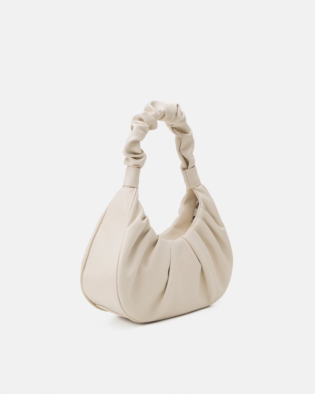Bolsa Lina Marfil | Bolsa de hombro fruncida