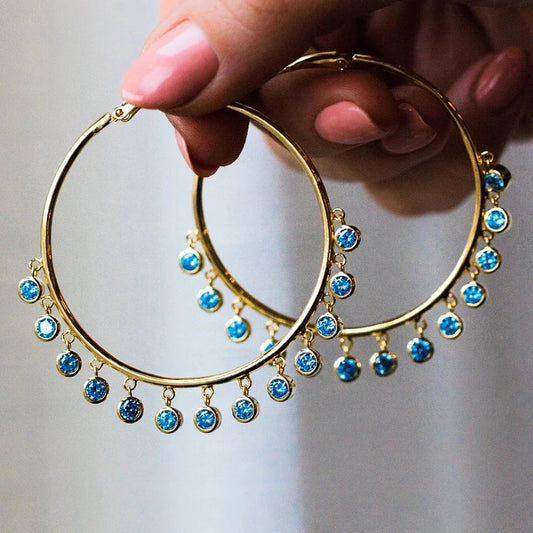 Lunet Azure Edge Hoops - Aurora Classics