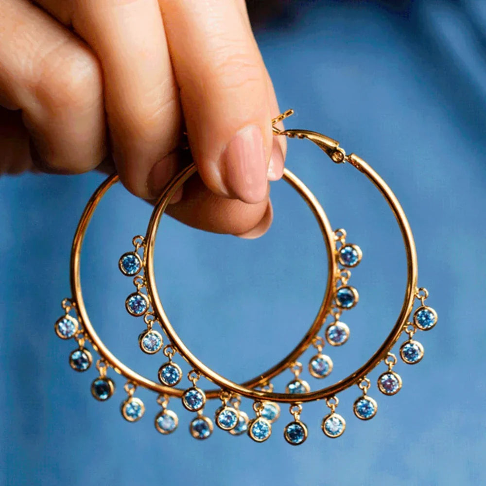 Lunet Azure Edge Hoops - Aurora Classics