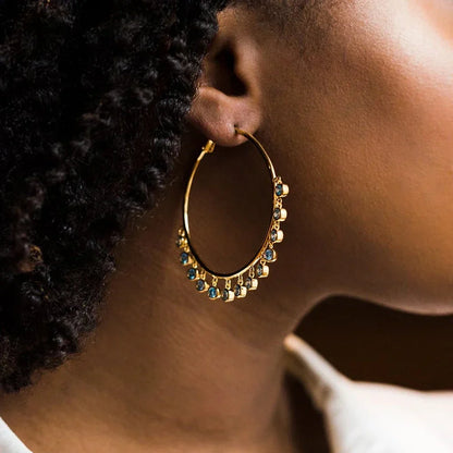 Lunet Azure Edge Hoops - Aurora Classics