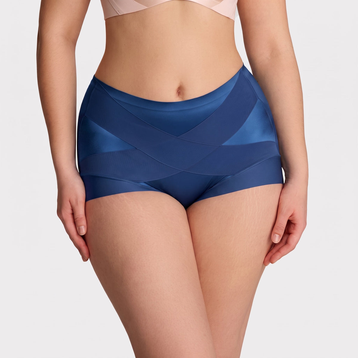 High-Waist Cross Compression Shaping Panties Multipack