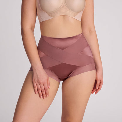 High-Waist Cross Compression Shaping Panties Multipack
