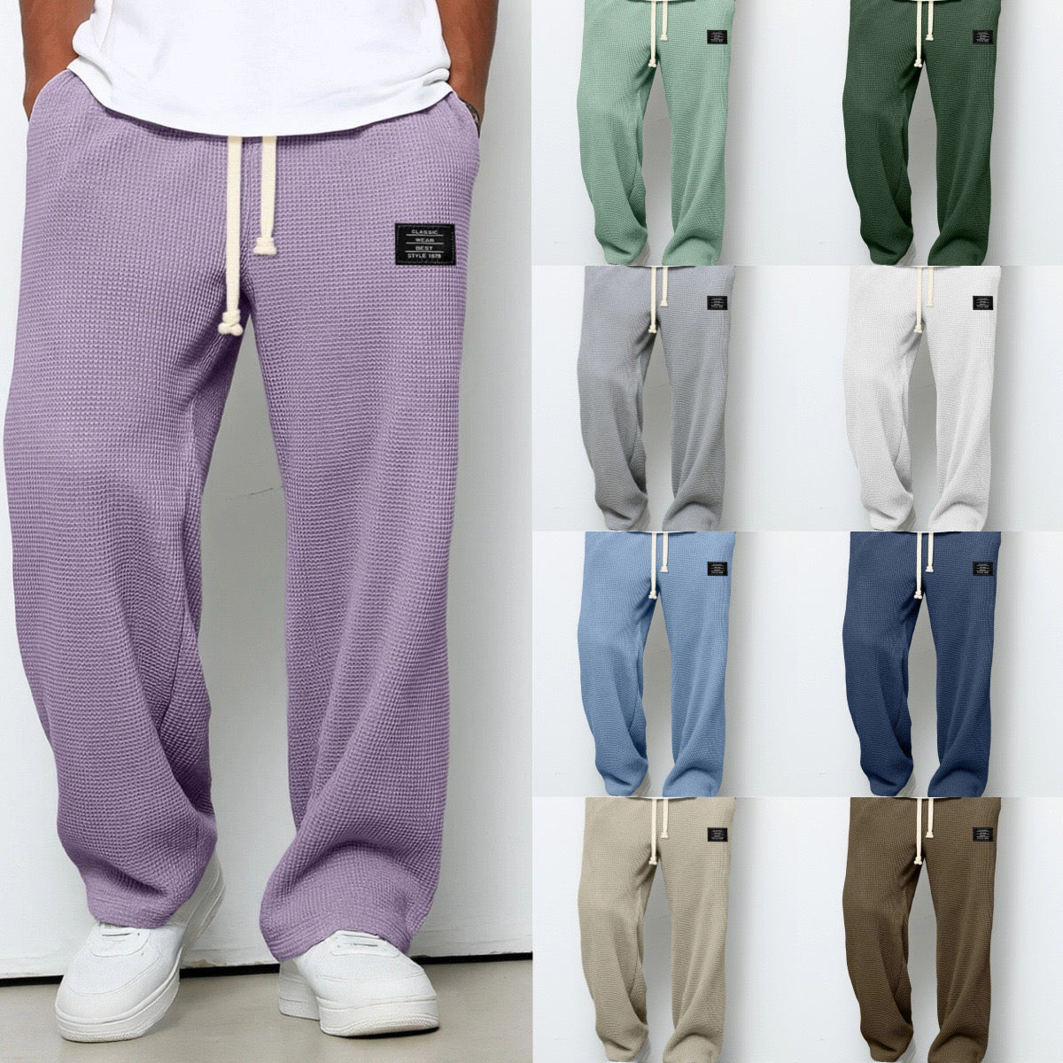 Samuel™ | Pantalones de pierna ancha ajustables y personalizados