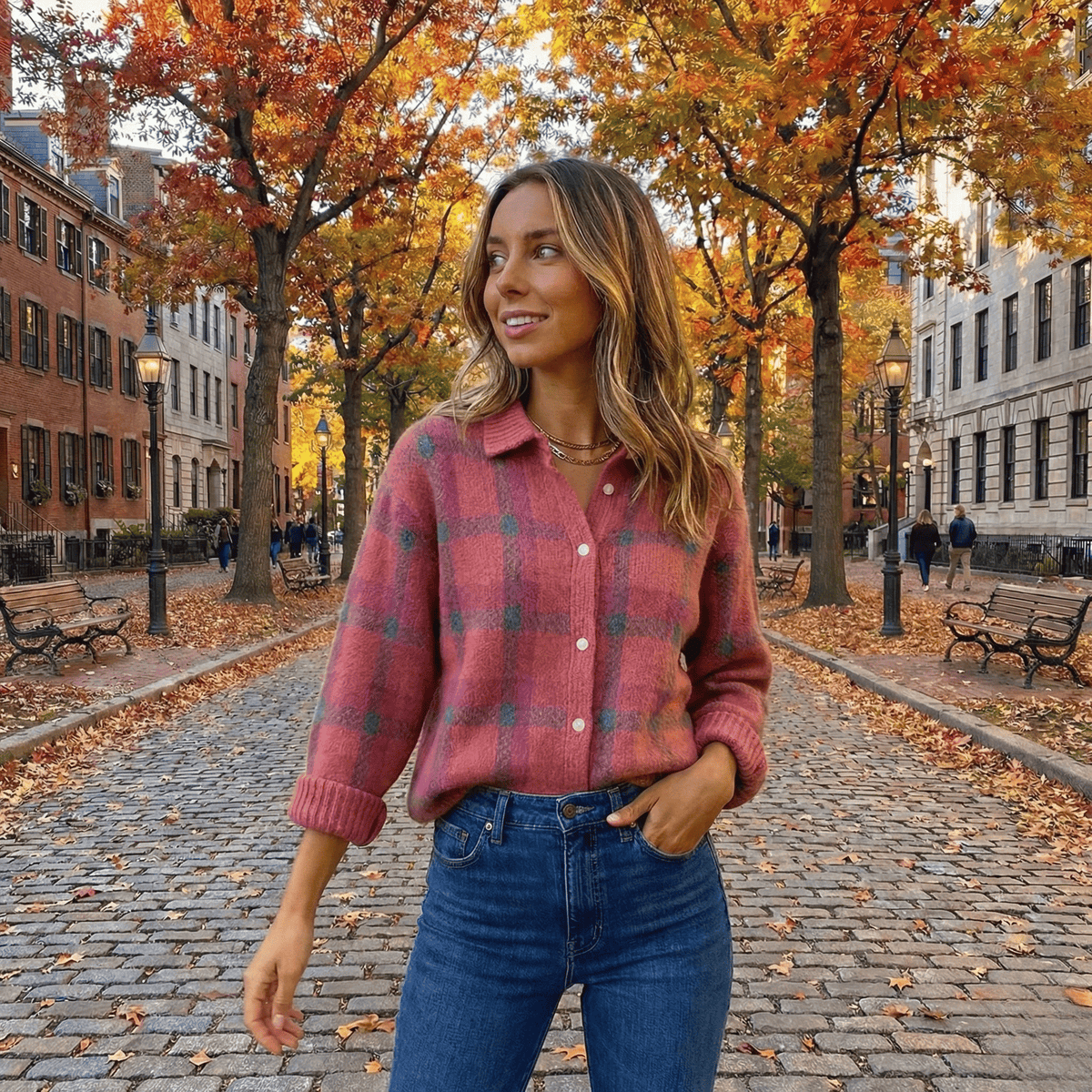 Vivienne™ | Suéter retro a cuadros