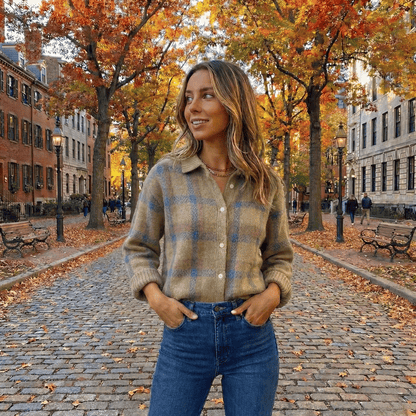 Vivienne™ | Suéter retro a cuadros