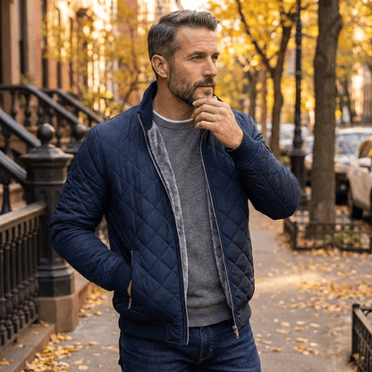 Chaqueta acolchada de diamantes Hayes™ | Capas sin esfuerzo y herencia rural