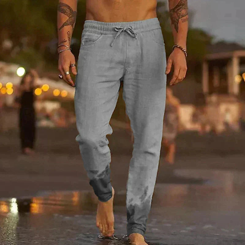 Mateo Beach | El pantalón de lino veraniego y ligero por excelencia