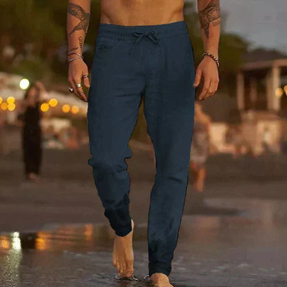 Mateo Beach | El pantalón de lino veraniego y ligero por excelencia