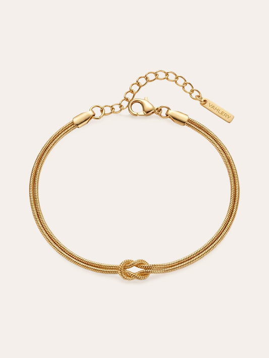 Nudo de amor: pulsera de pareja con nudo