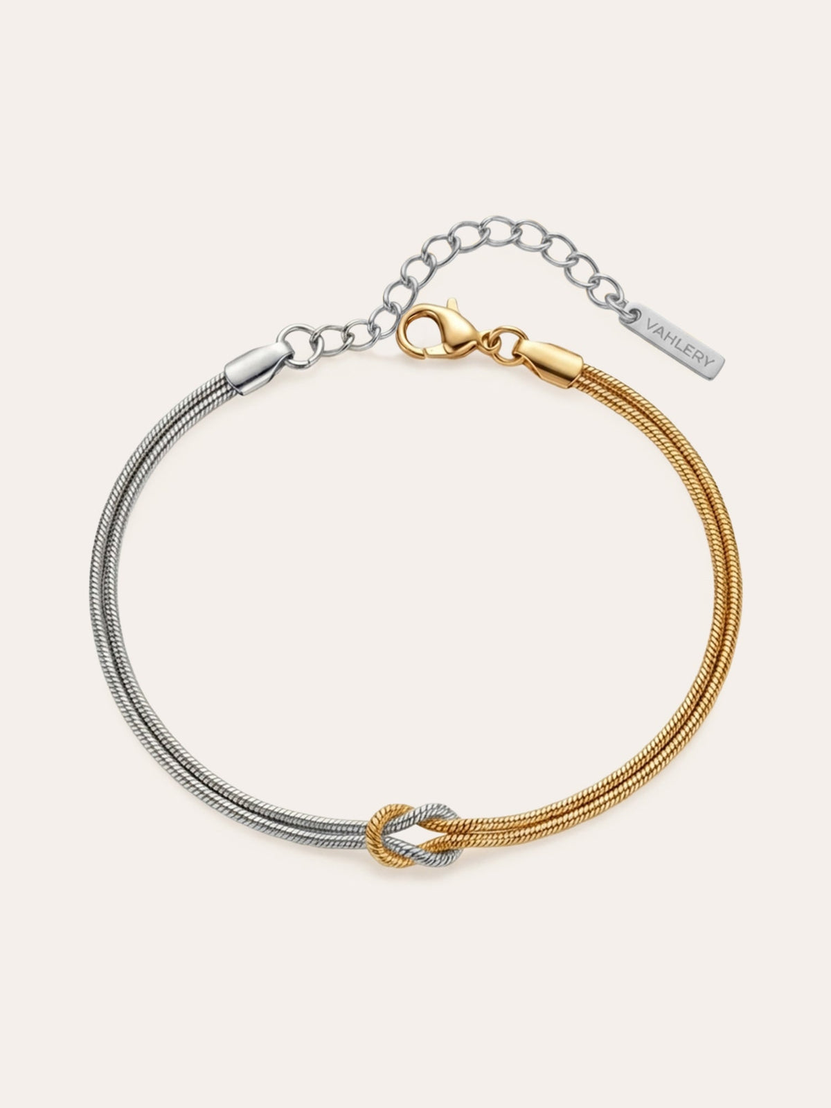 Nudo de amor: pulsera de pareja con nudo