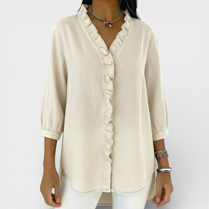 Heather | Blusa elegante con volantes