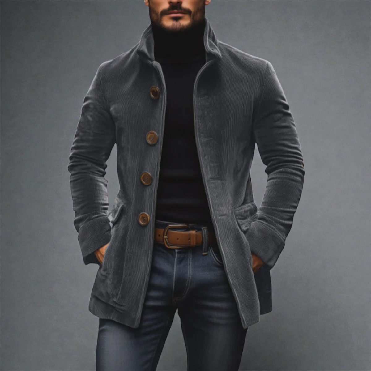 Davide™ | Chaqueta de pana de terciopelo de primera calidad