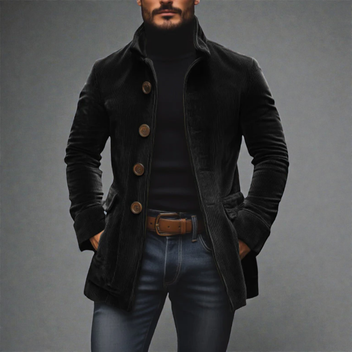 Davide™ | Chaqueta de pana de terciopelo de primera calidad