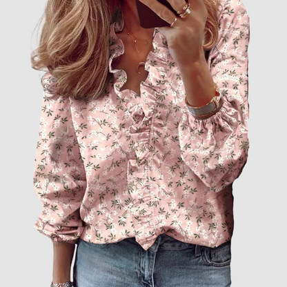 Chaya | Blusa estampada, cómoda y transpirable
