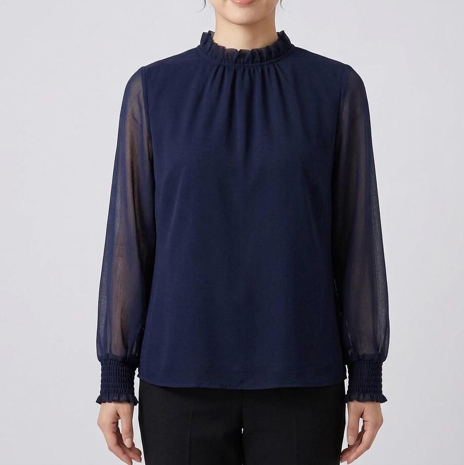 Helen | Blusa romántica transparente con volantes