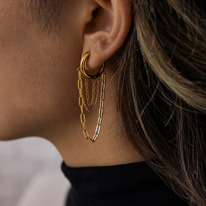 Chainfall Studio Hoop Earrings - Aurora Classics