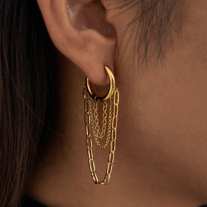 Chainfall Studio Hoop Earrings - Aurora Classics