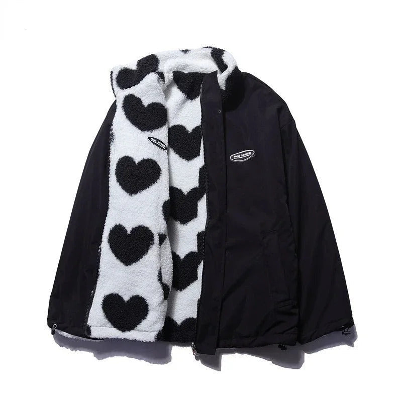 AlpenNord™ | Premium Heart winterjas – Omkeerbaar model en behaaglijke warmte voor de winter - Aurora Classics