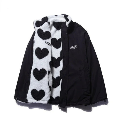 AlpenNord™ | Premium Heart winterjas – Omkeerbaar model en behaaglijke warmte voor de winter - Aurora Classics