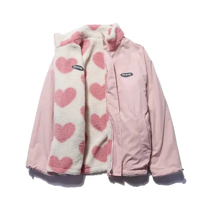 AlpenNord™ | Premium Heart winterjas – Omkeerbaar model en behaaglijke warmte voor de winter - Aurora Classics