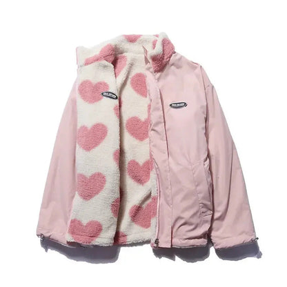 AlpenNord™ | Premium Heart winterjas – Omkeerbaar model en behaaglijke warmte voor de winter - Aurora Classics