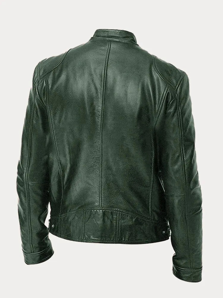 Magne™ | Chaqueta de Cuero Patrimonial Premium