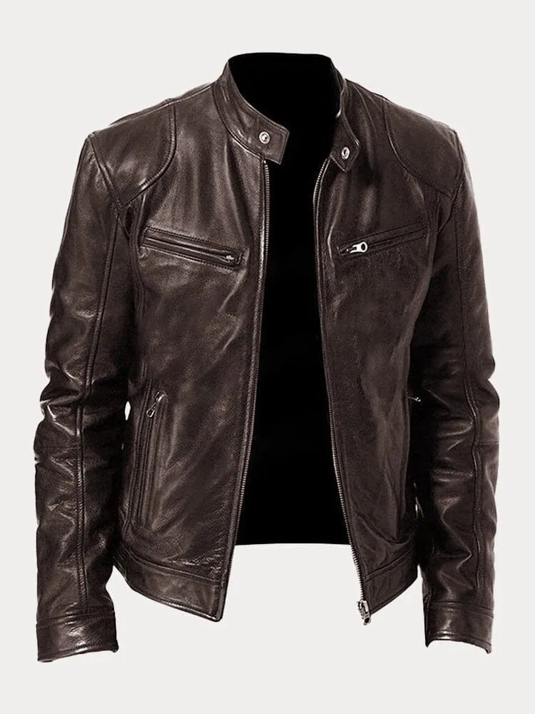 Magne™ | Chaqueta de Cuero Patrimonial Premium