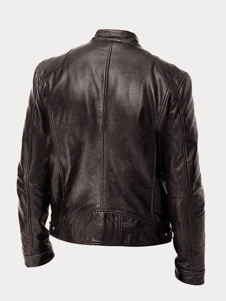 Magne™ | Chaqueta de Cuero Patrimonial Premium