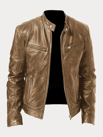 Magne™ | Chaqueta de Cuero Patrimonial Premium
