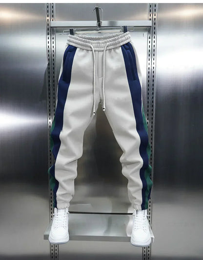 Vance™ | Pantalones de pierna recta elásticos con cinta en contraste