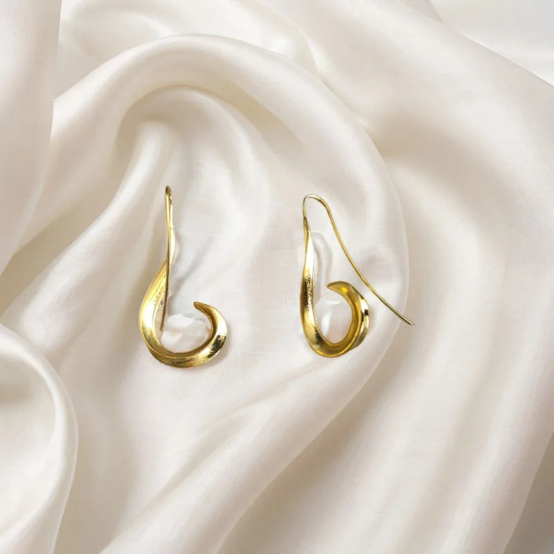 Caltra Vienne Twin Fold Earrings - Aurora Classics