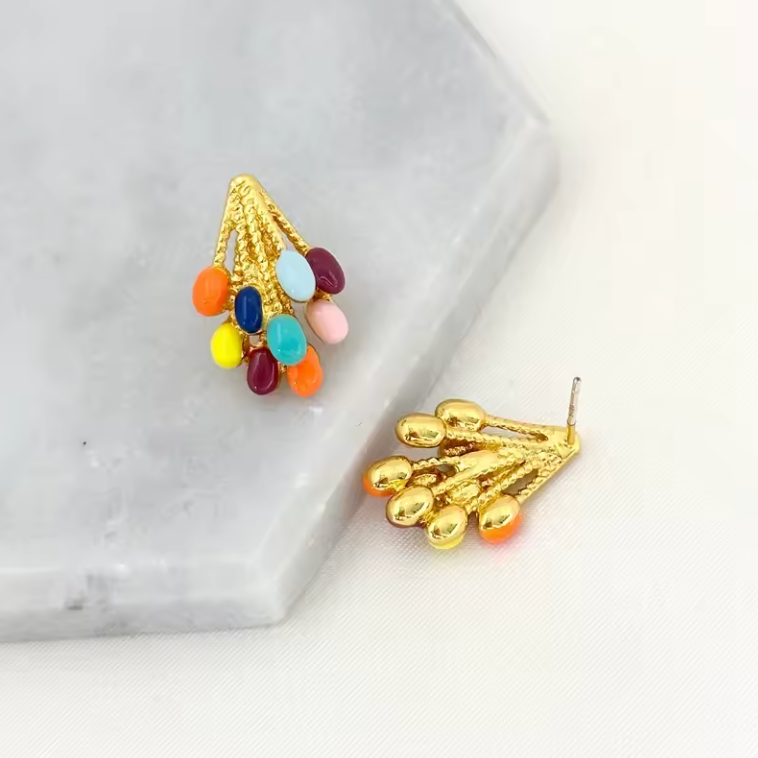 Jovelle Cluster Earrings - Aurora Classics