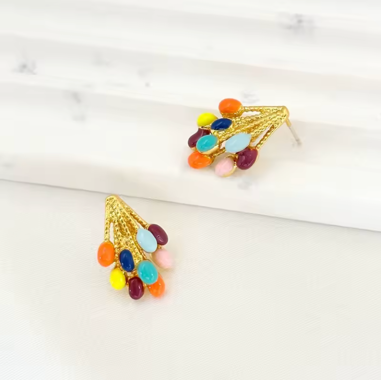 Jovelle Cluster Earrings - Aurora Classics