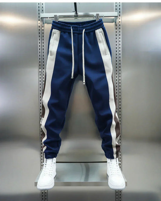 Vance™ | Pantalones de pierna recta elásticos con cinta en contraste