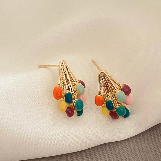 Jovelle Cluster Earrings - Aurora Classics