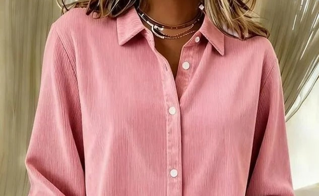 Abigail | Blusa elegante rosa para mujer
