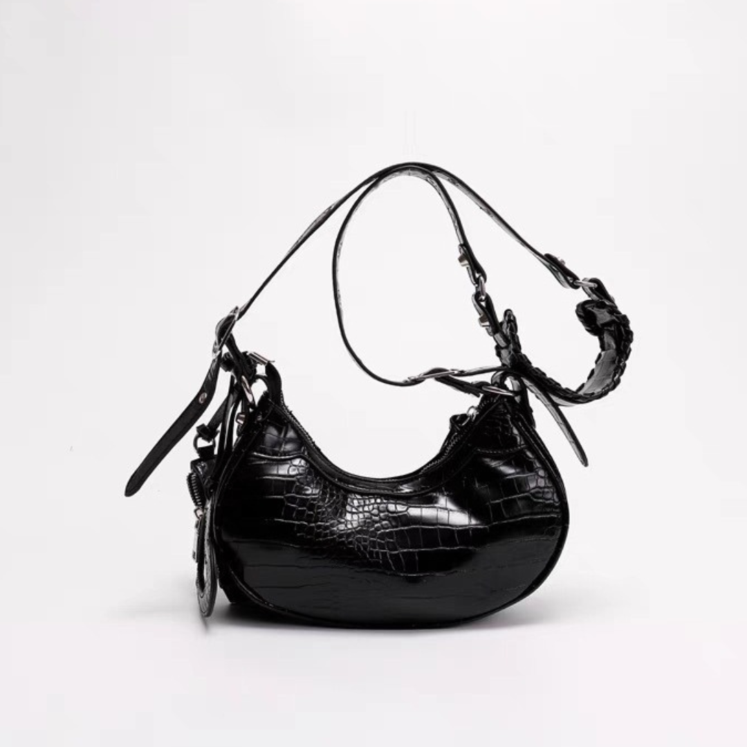 Bolso de Hombro "Meadow" con Remaches y Monedero