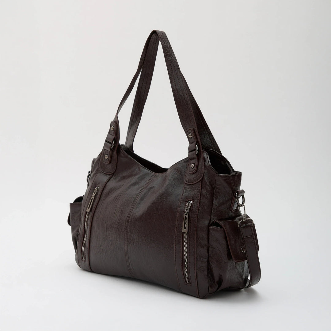 Bolso Tote Casual "Marlow" con Bolsillos Frontales
