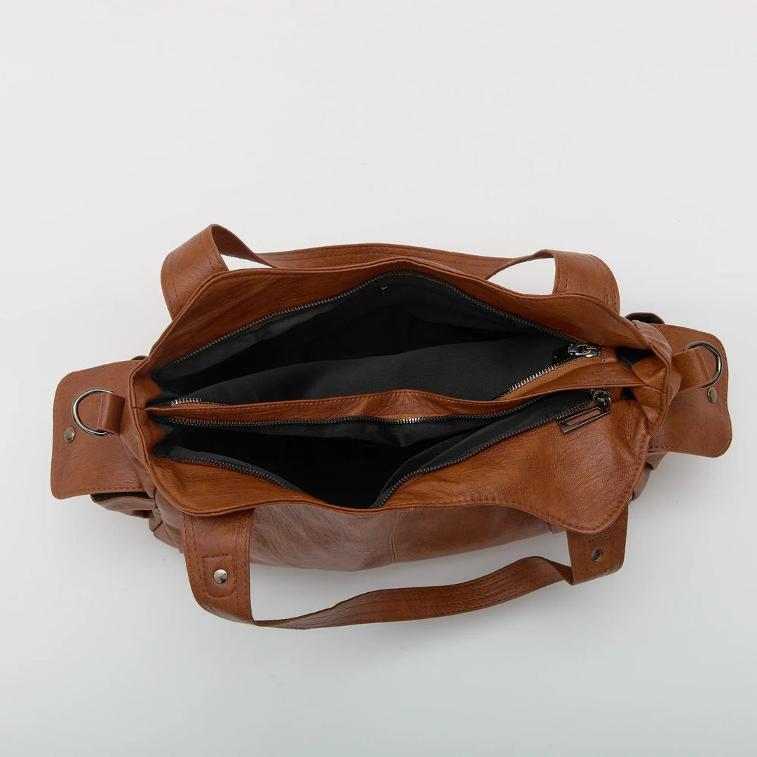 Bolso Tote Casual "Marlow" con Bolsillos Frontales