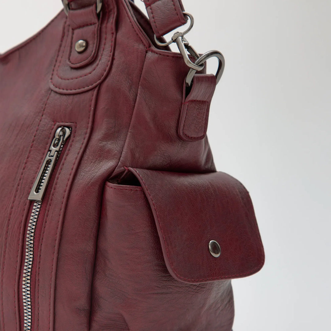 Bolso Tote Casual "Marlow" con Bolsillos Frontales